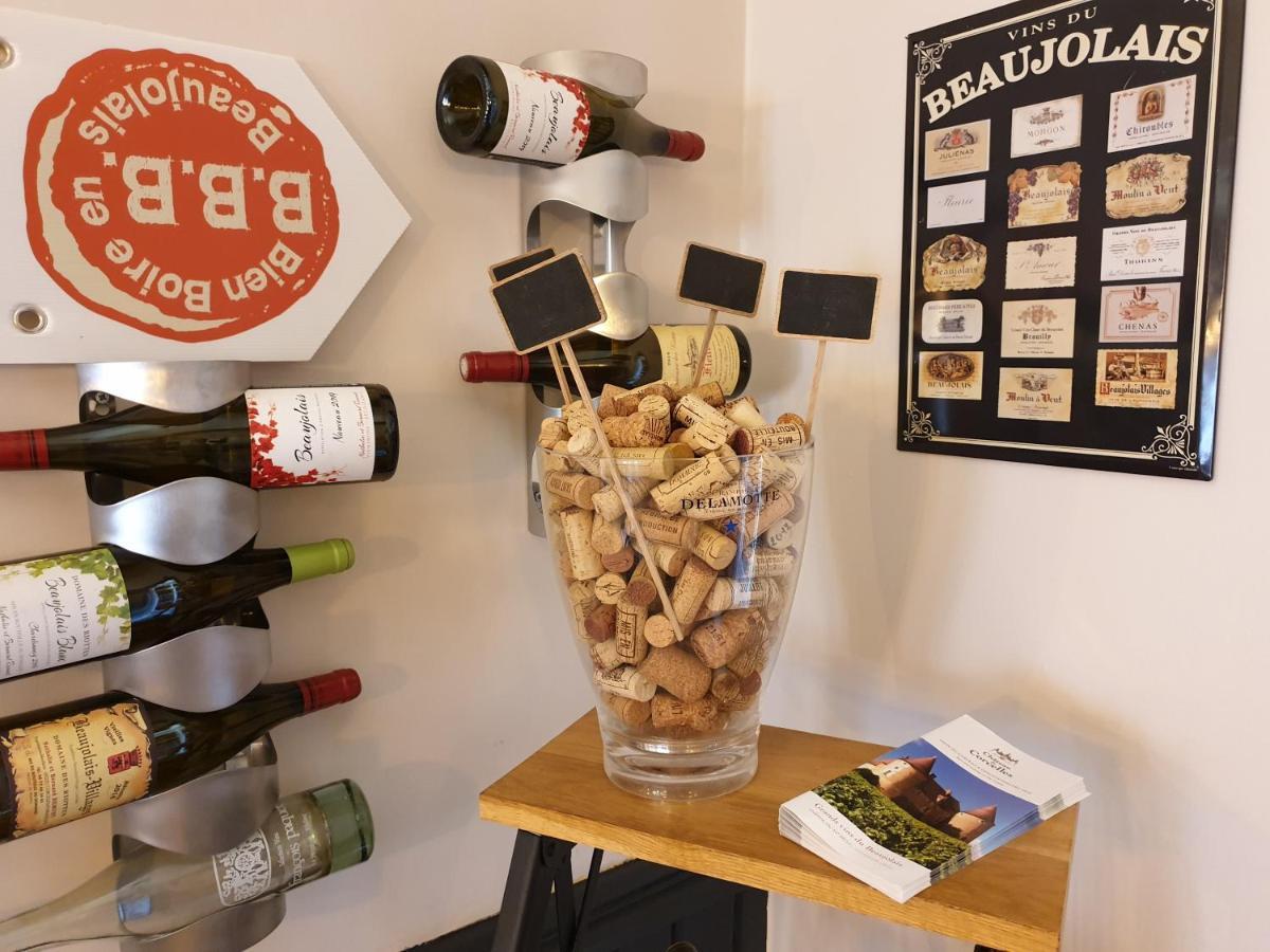Le Relais Des Dix Crus - Logis Hotel B&B Corcelles-en-Beaujolais Ngoại thất bức ảnh