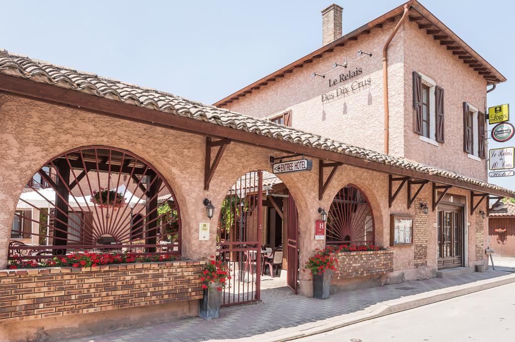 Le Relais Des Dix Crus - Logis Hotel B&B Corcelles-en-Beaujolais Ngoại thất bức ảnh